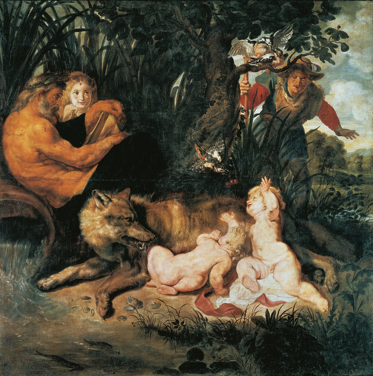 Romulus i Remus (olej na płótnie) autorstwa Peter Paul Rubens