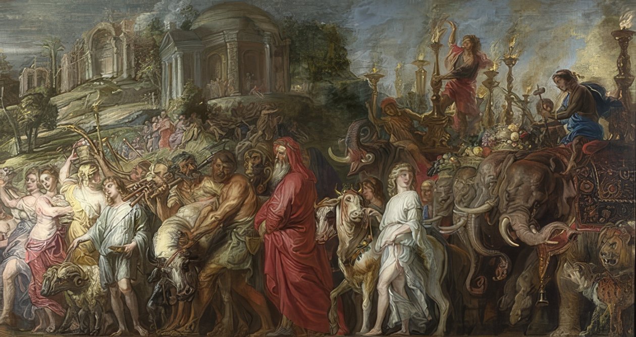 Rzymski triumf. około 1630 autorstwa Peter Paul Rubens