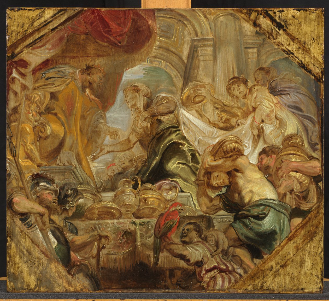 Salomon odbiera królową Sabai autorstwa Peter Paul Rubens