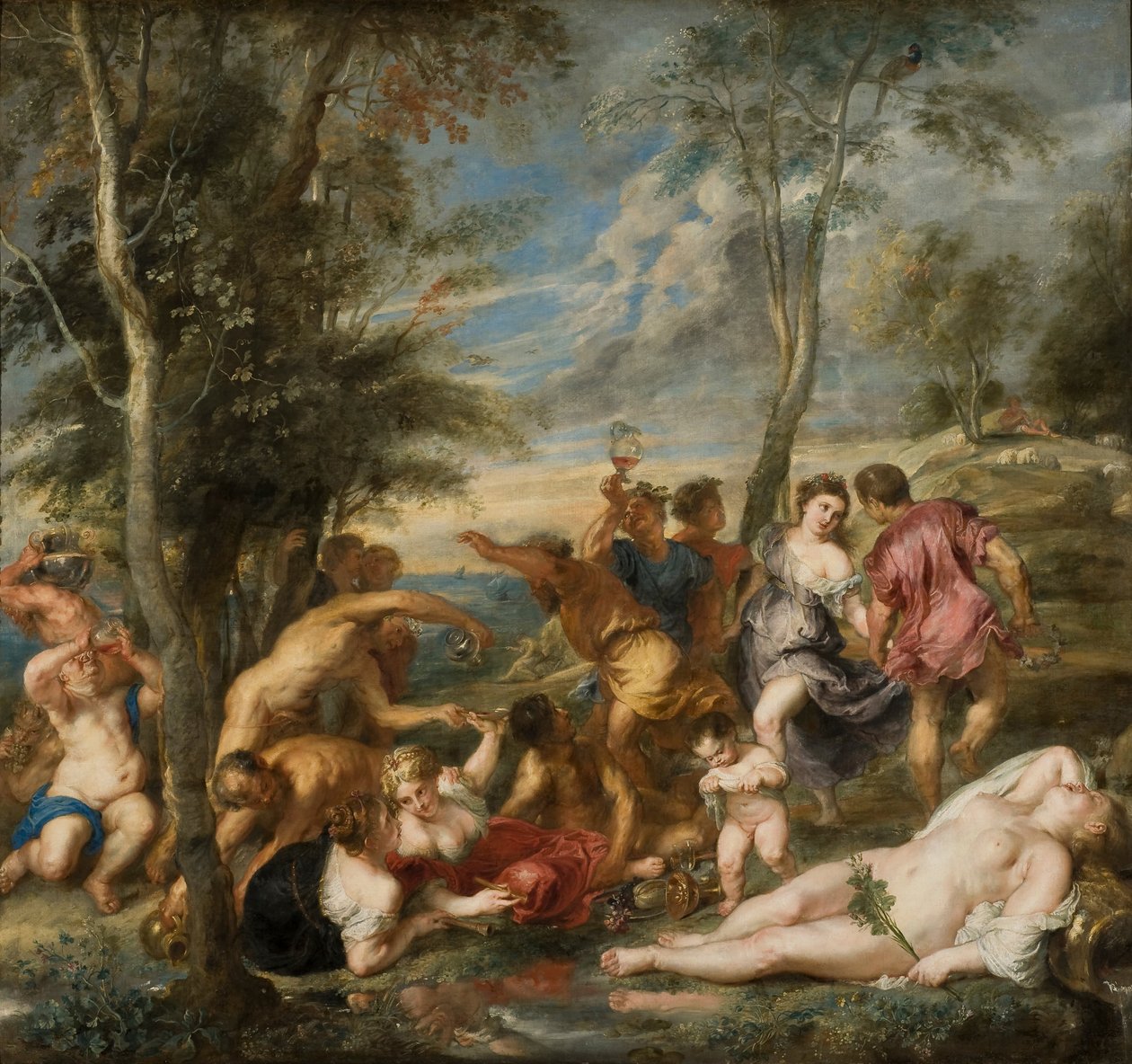 Bachanalia Andrian autorstwa Peter Paul Rubens