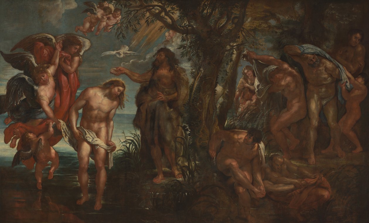 Chrzest Chrystusa autorstwa Peter Paul Rubens