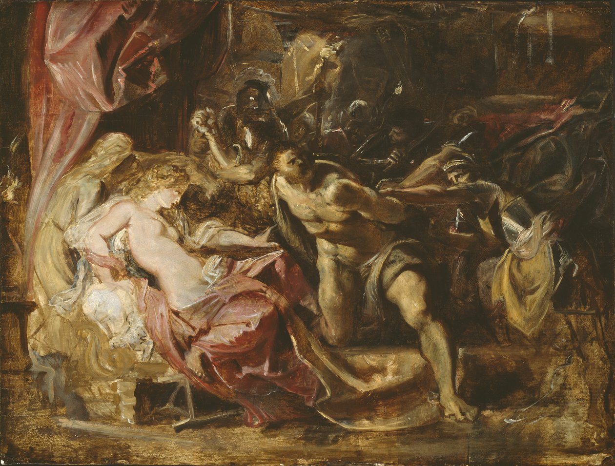 Schwytanie Samsona autorstwa Peter Paul Rubens