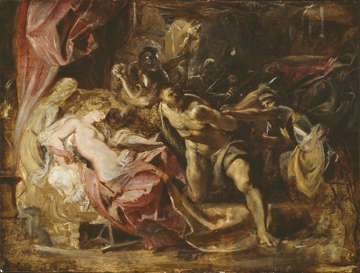 Schwytanie Samsona, 160910. autorstwa Peter Paul Rubens