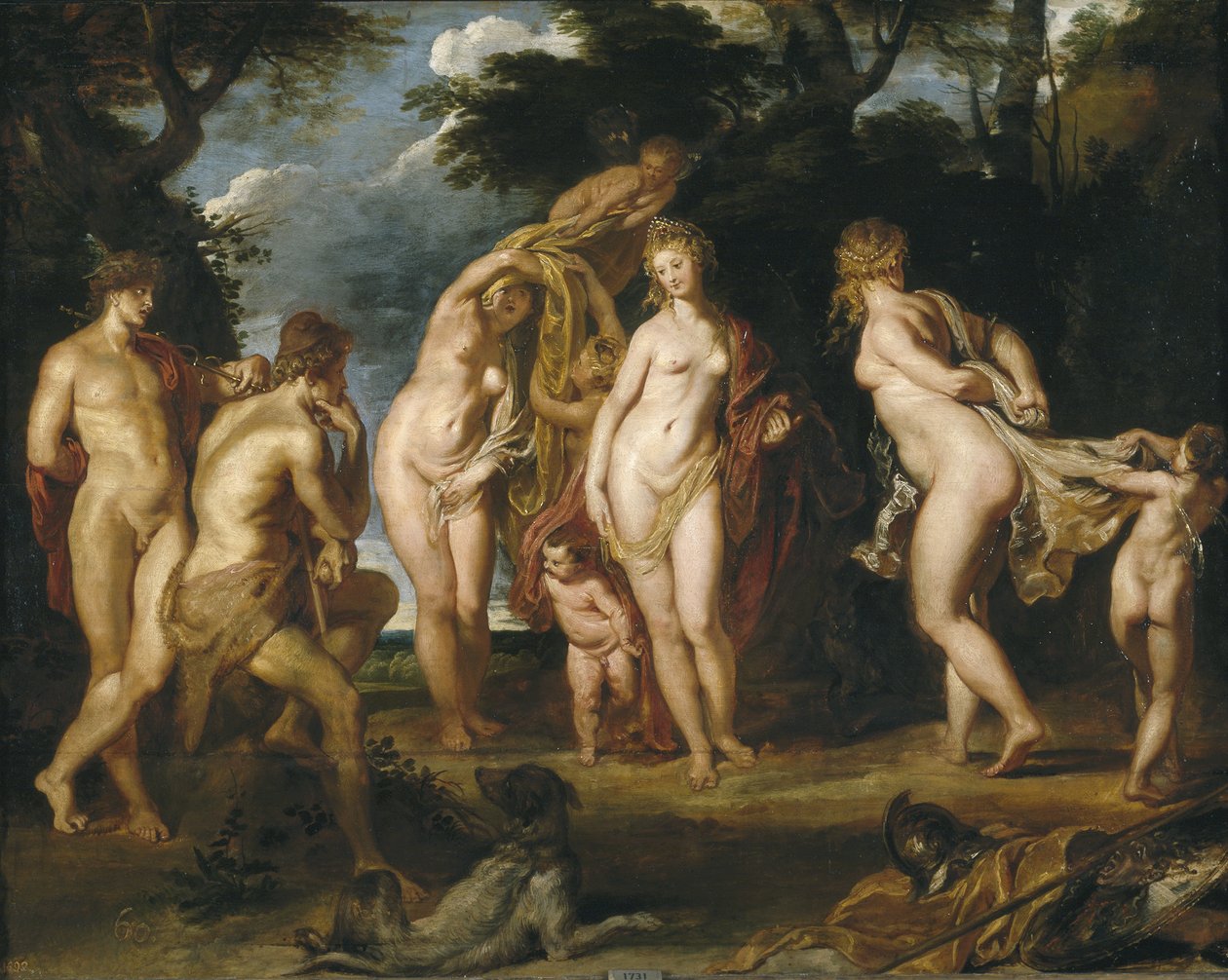 Sąd Paryski, ok. 1606 autorstwa Peter Paul Rubens