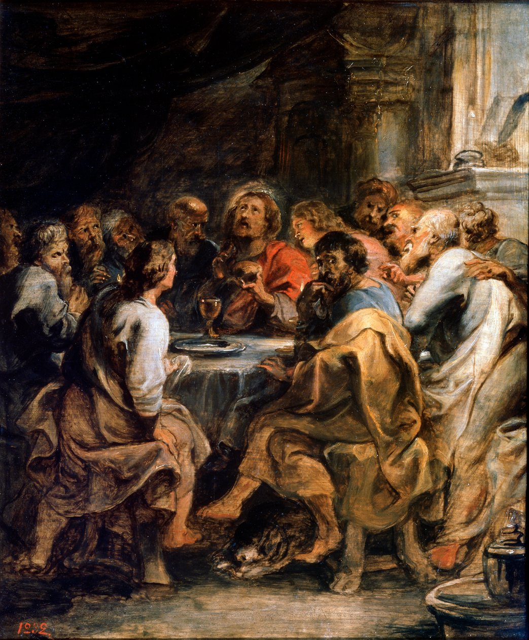 Ostatnia Wieczerza, ok. 1630-1631. autorstwa Peter Paul Rubens