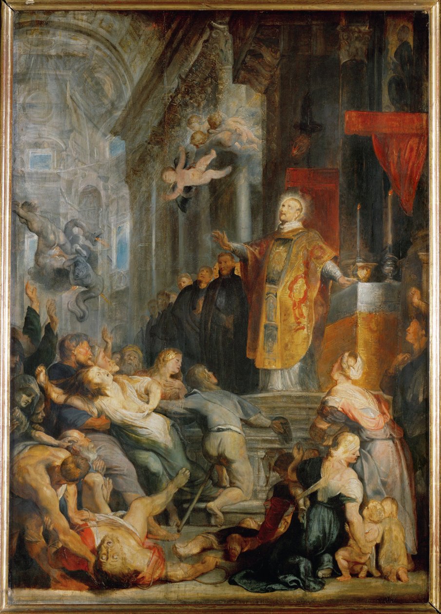 Cuda świętego Ignacego Loyoli autorstwa Peter Paul Rubens