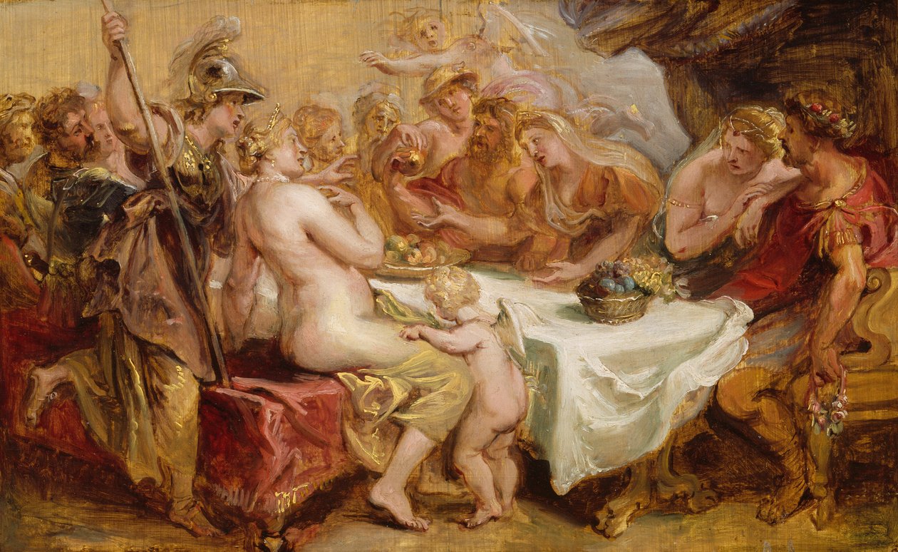 Ślub Peleusa i Tetydy autorstwa Peter Paul Rubens