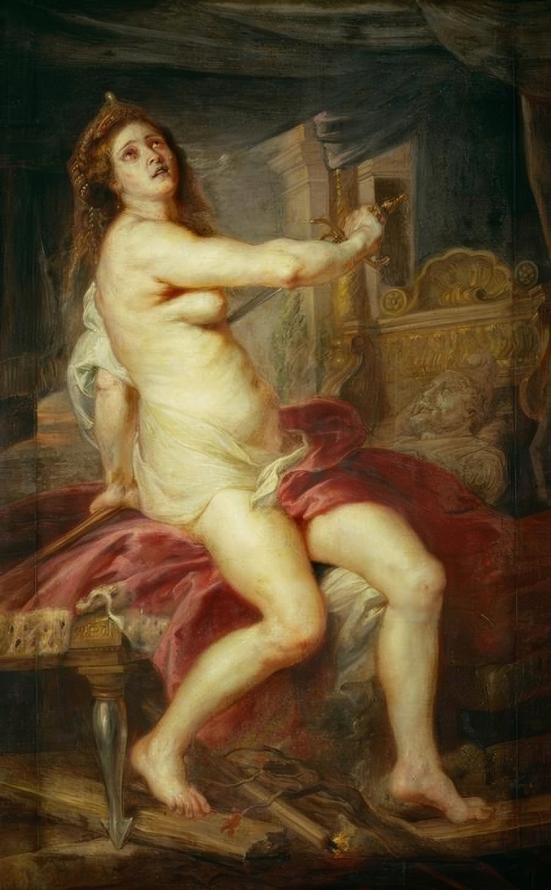 Śmierć Dydony autorstwa Peter Paul Rubens