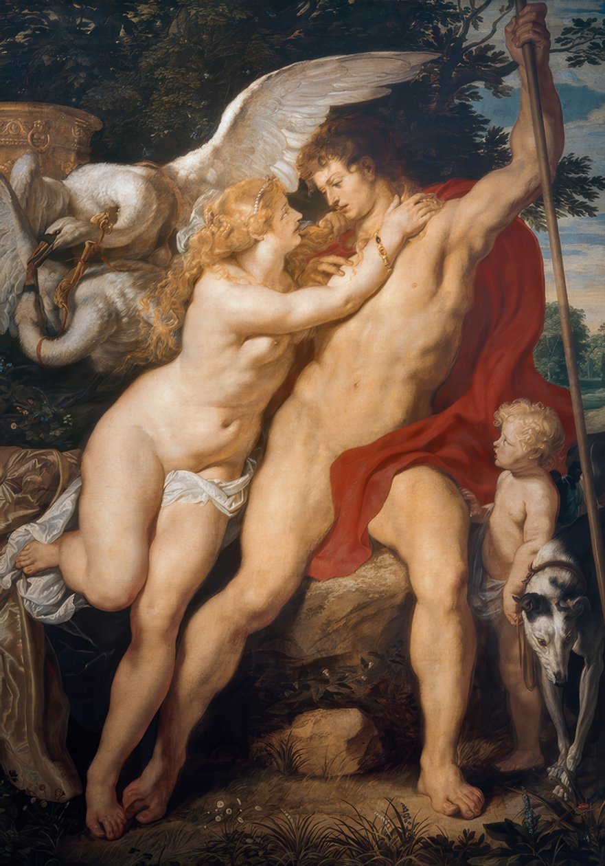 Wenus i Adonis autorstwa Peter Paul Rubens