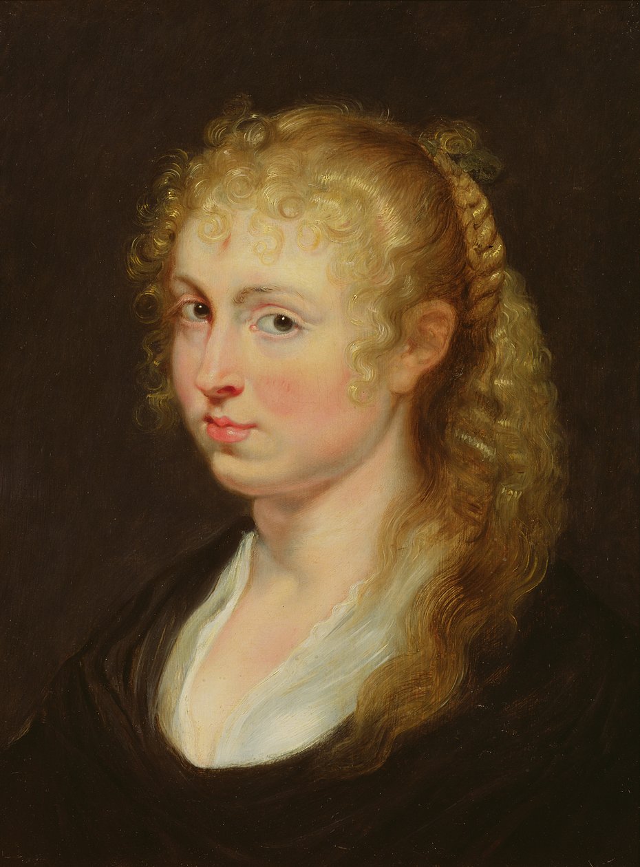 Młoda kobieta z kręconymi włosami, ok. 1618-20 autorstwa Peter Paul Rubens