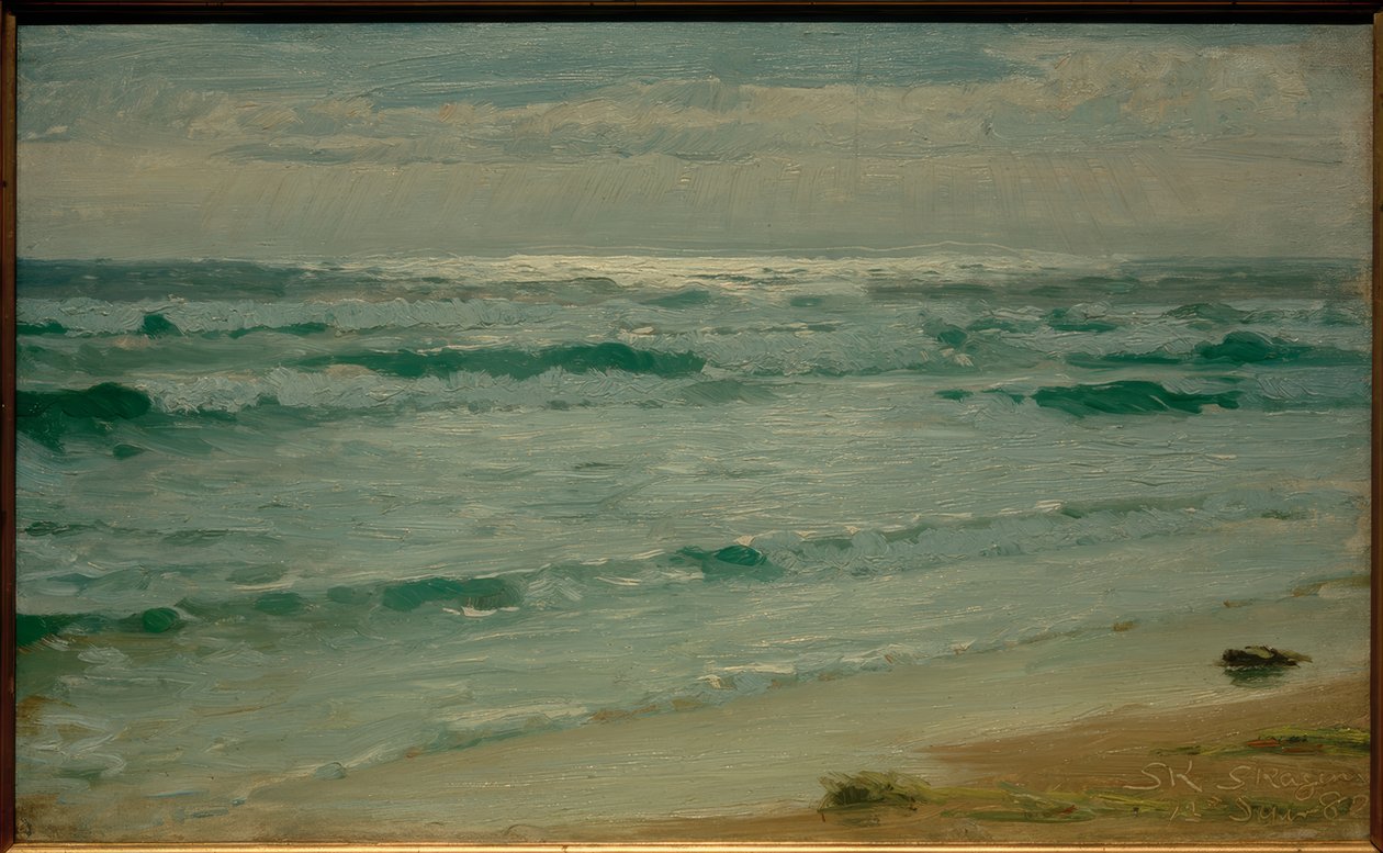 Kawałek morza. Skagen autorstwa Peder Severin Krøyer