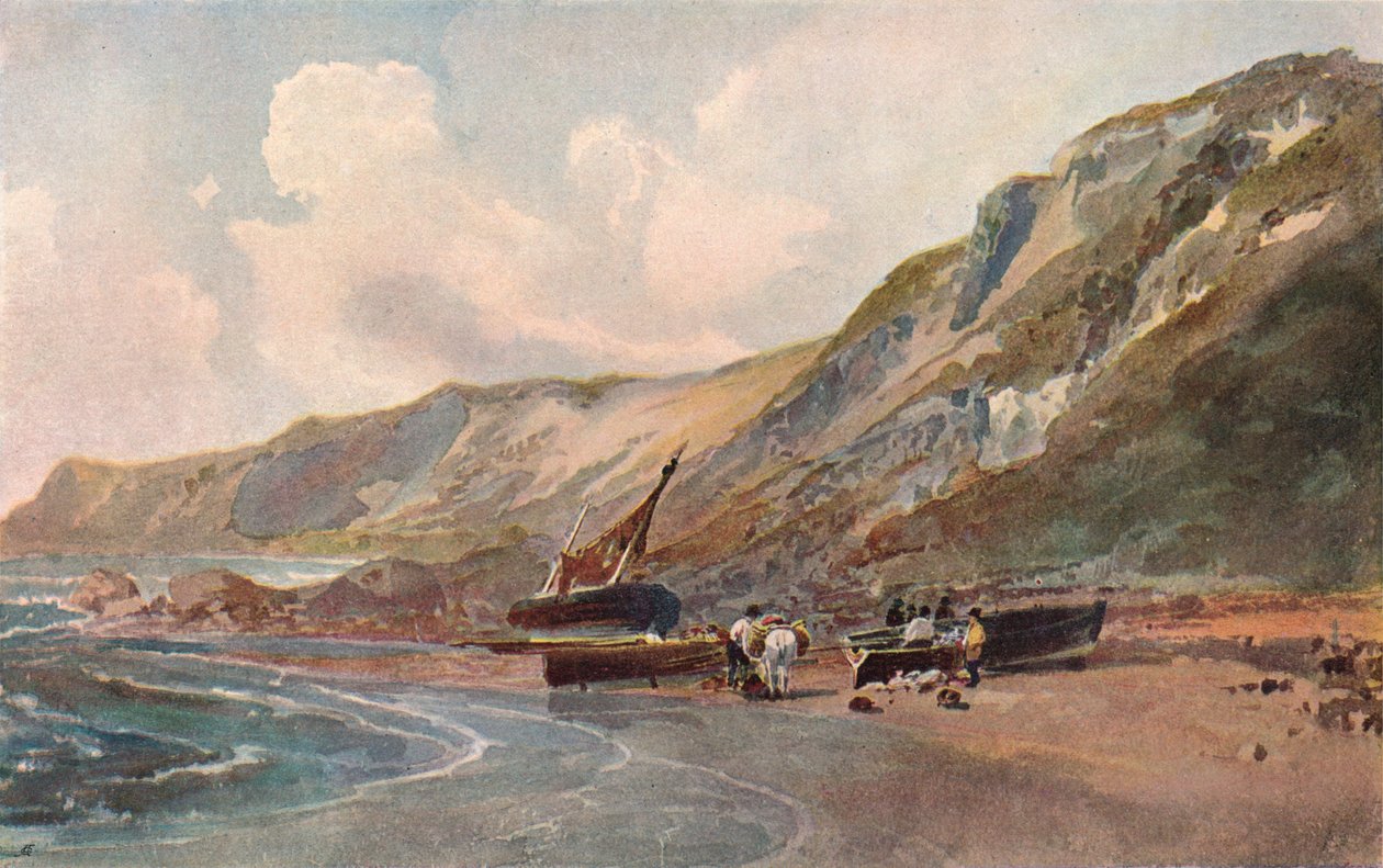 Scena Wybrzeża, c1819 autorstwa Peter de Wint