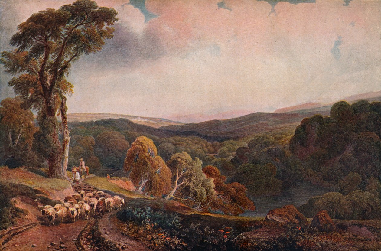 W pobliżu zamku Lowther, ok. 1818 r. autorstwa Peter de Wint