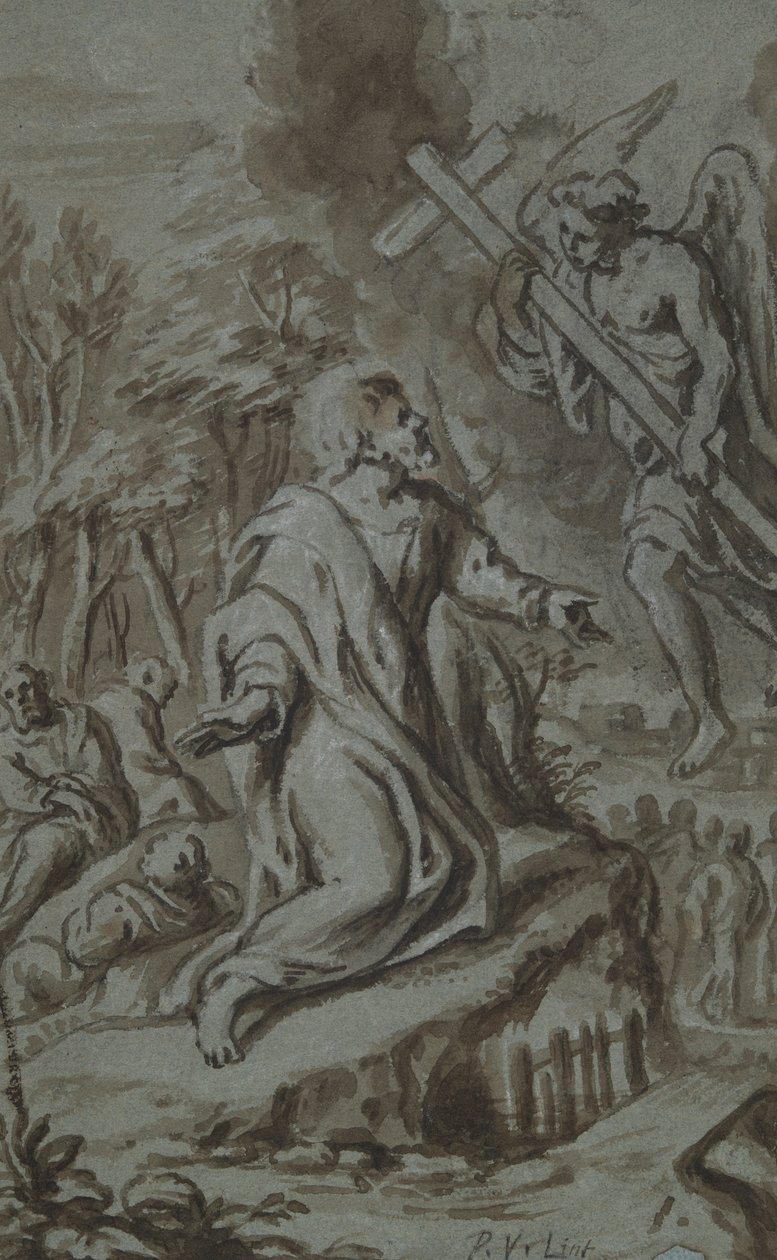 Chrystus w Getsemani autorstwa Peter van Lint