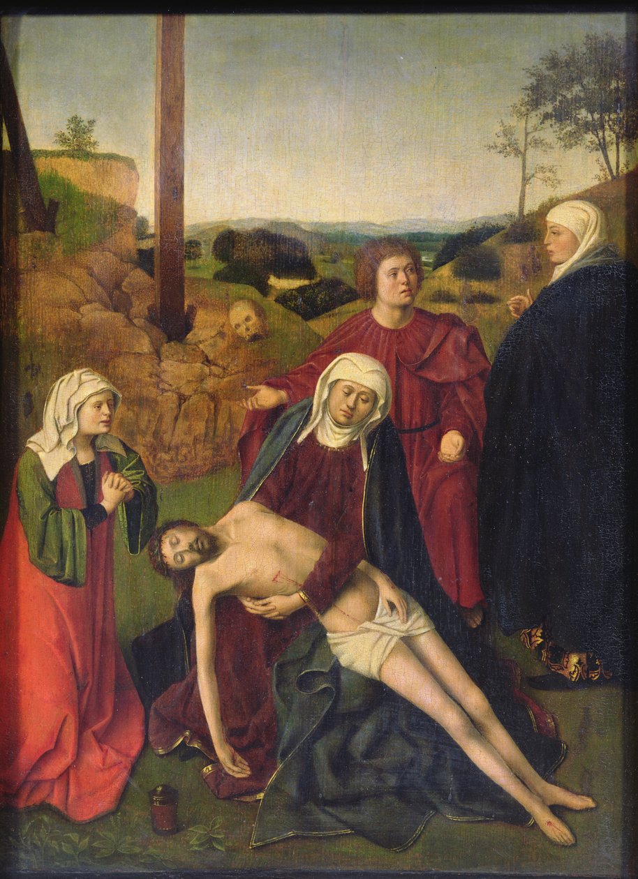 Lamentacja (olej na desce) autorstwa Petrus Christus