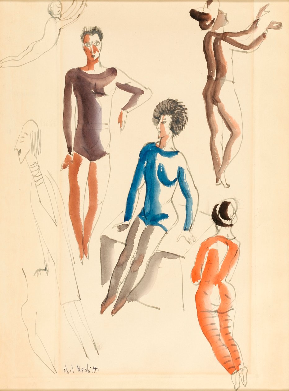 Postacie humorystyczne, b.d. autorstwa Phil Nesbitt
