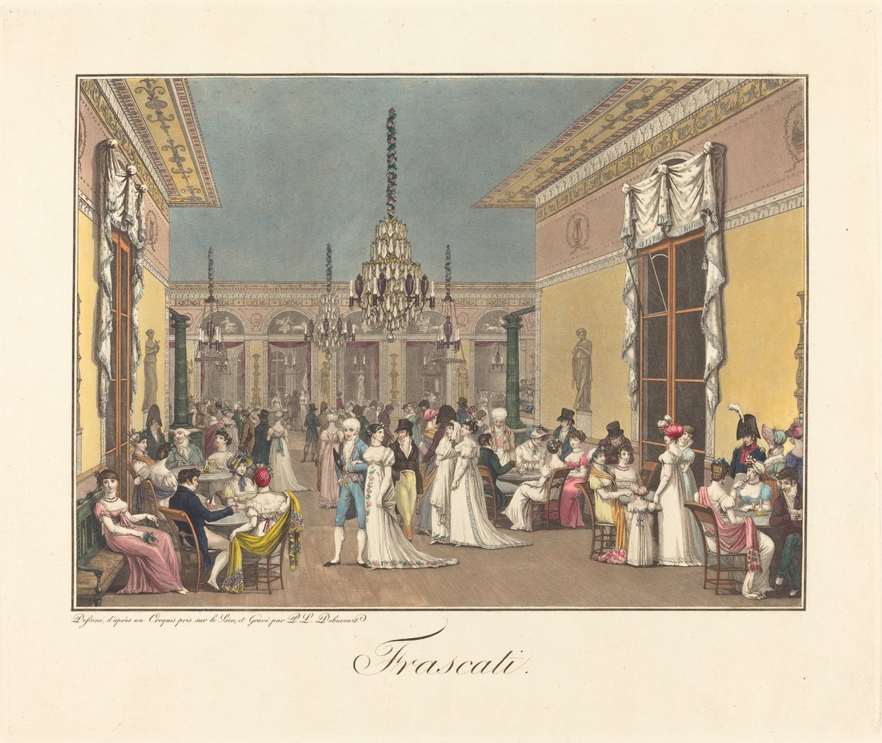 Frascati autorstwa Philibert Louis Debucourt