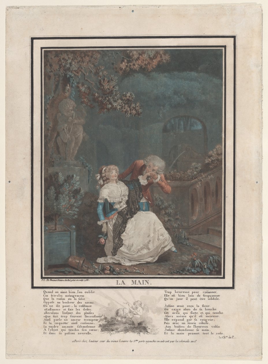 Ręka, 1788. autorstwa Philibert Louis Debucourt