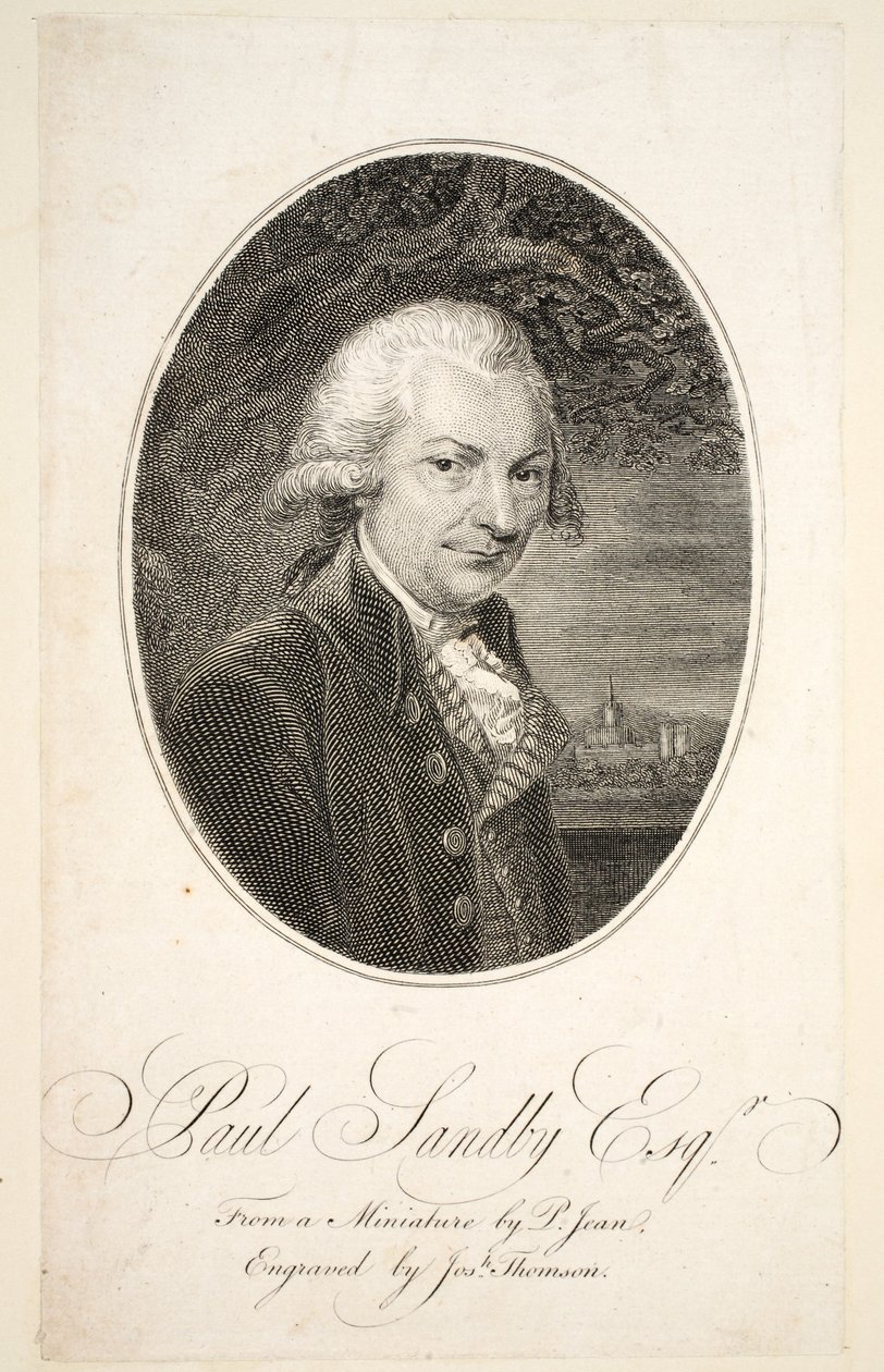 Paul Sandby Esquire, wyd. ok. 1787 r. autorstwa Philip Jean