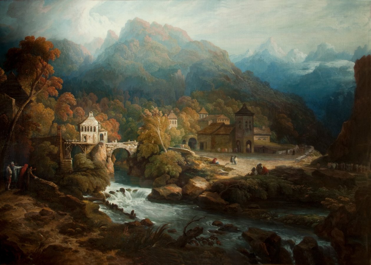 Góry Vietri autorstwa Philip Reinagle
