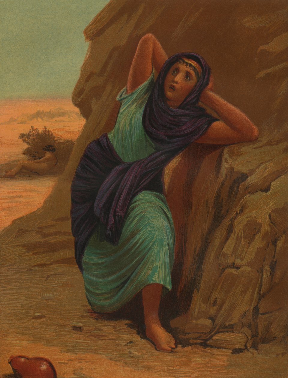 Hagar i Ismael autorstwa Philip Richard Morris