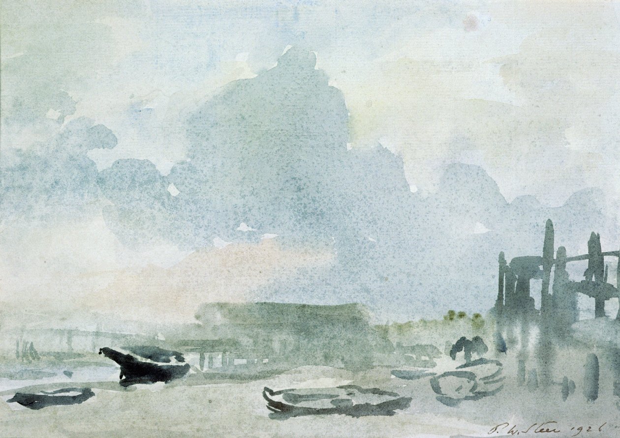Plaża, Shoreham, 1928 autorstwa Philip Wilson Steer