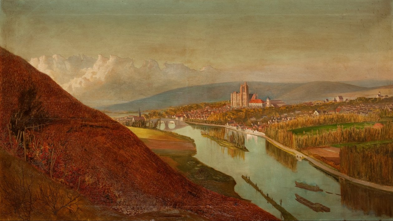 Sens z winnicy, 1863 r. autorstwa Philip Gilbert Hamerton