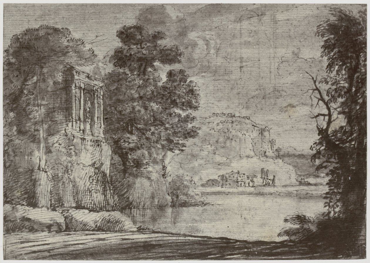 Claude [Lorrain], Wieczór autorstwa Philip Henry Delamotte