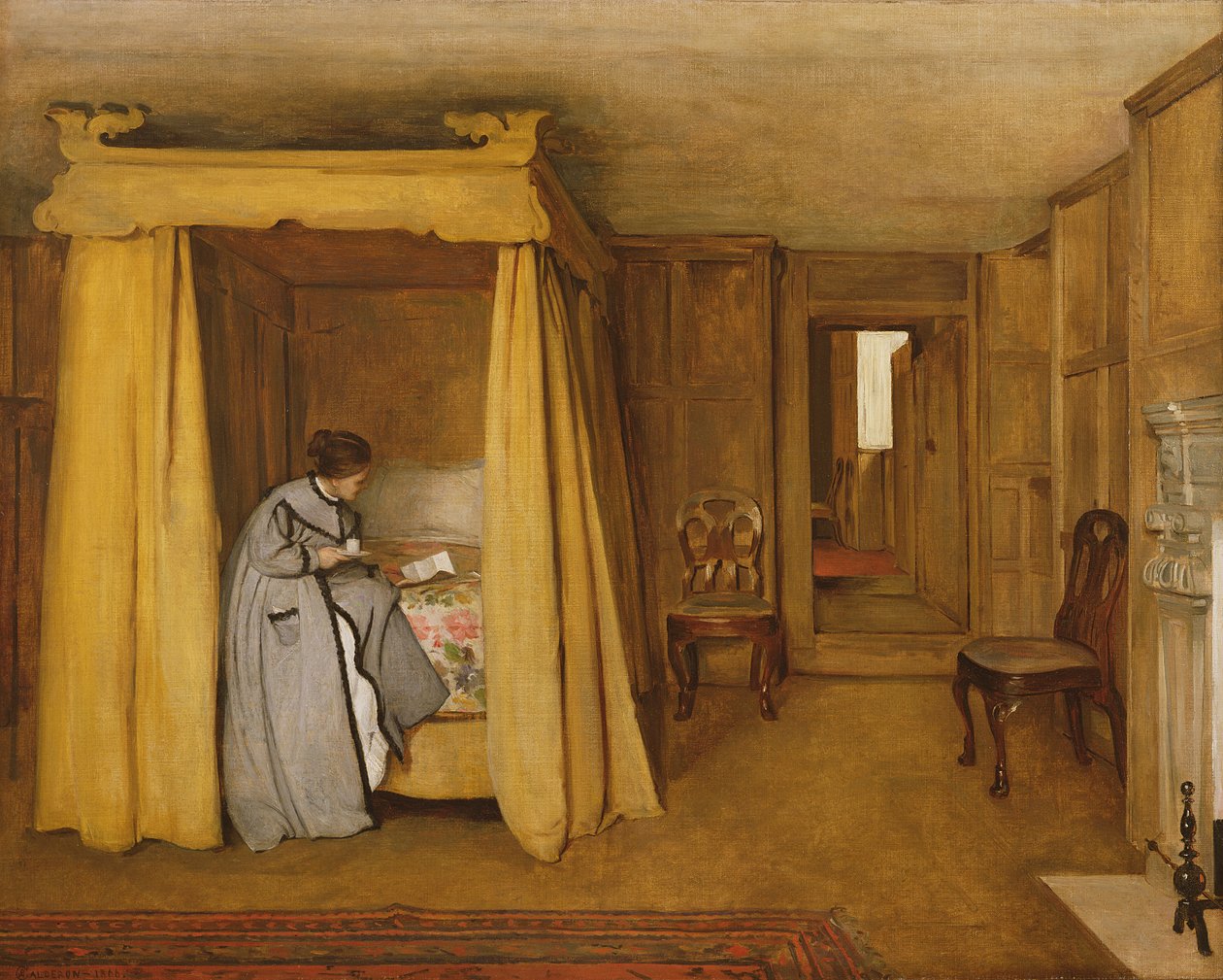 List, 1866 r. autorstwa Philip Hermogenes Calderon