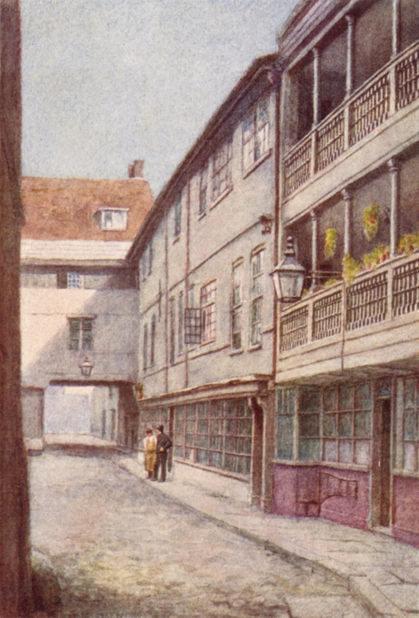 George Inn, Southwark, 1885 autorstwa Philip Norman