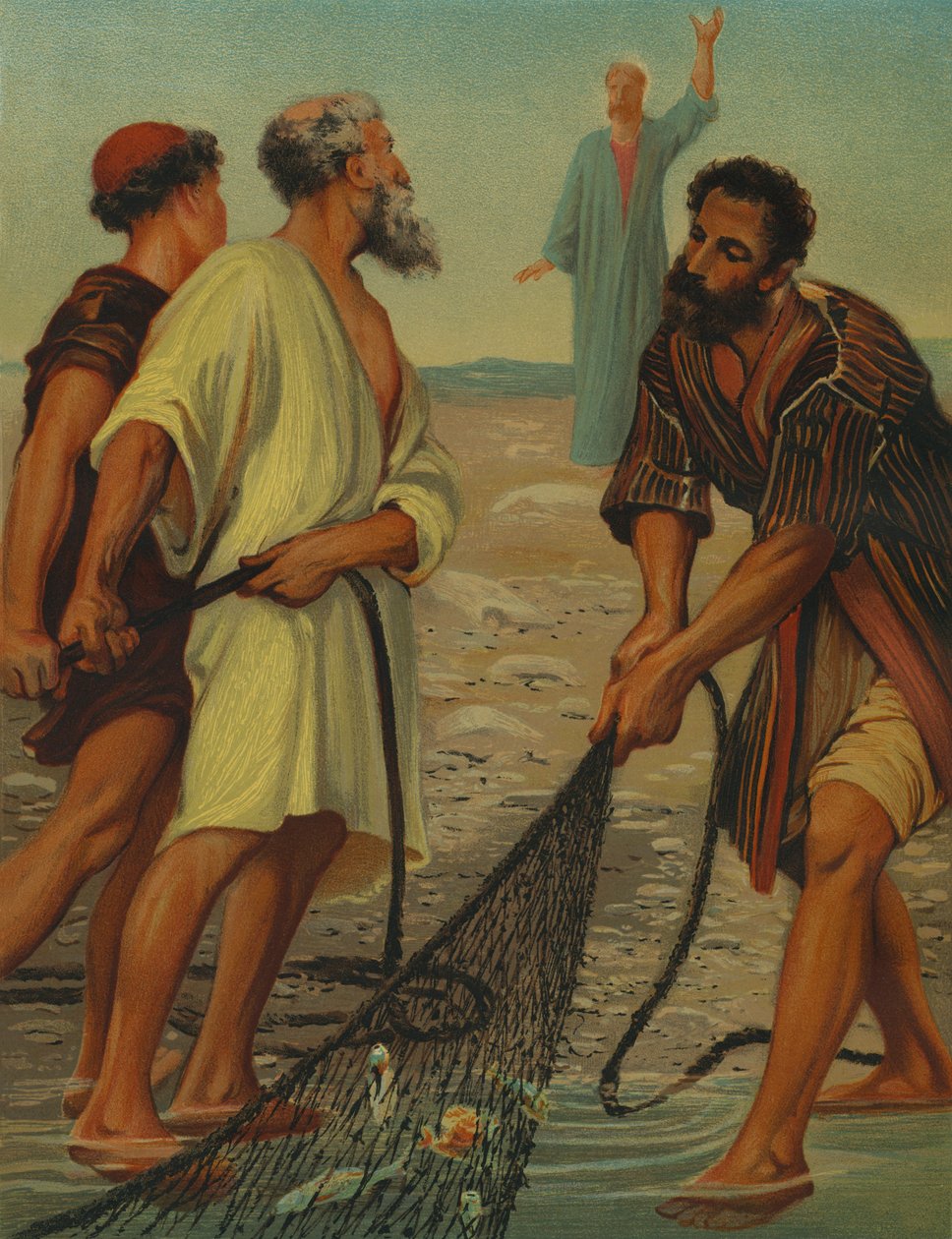 Chrystus powołujący uczniów autorstwa Philip Richard Morris