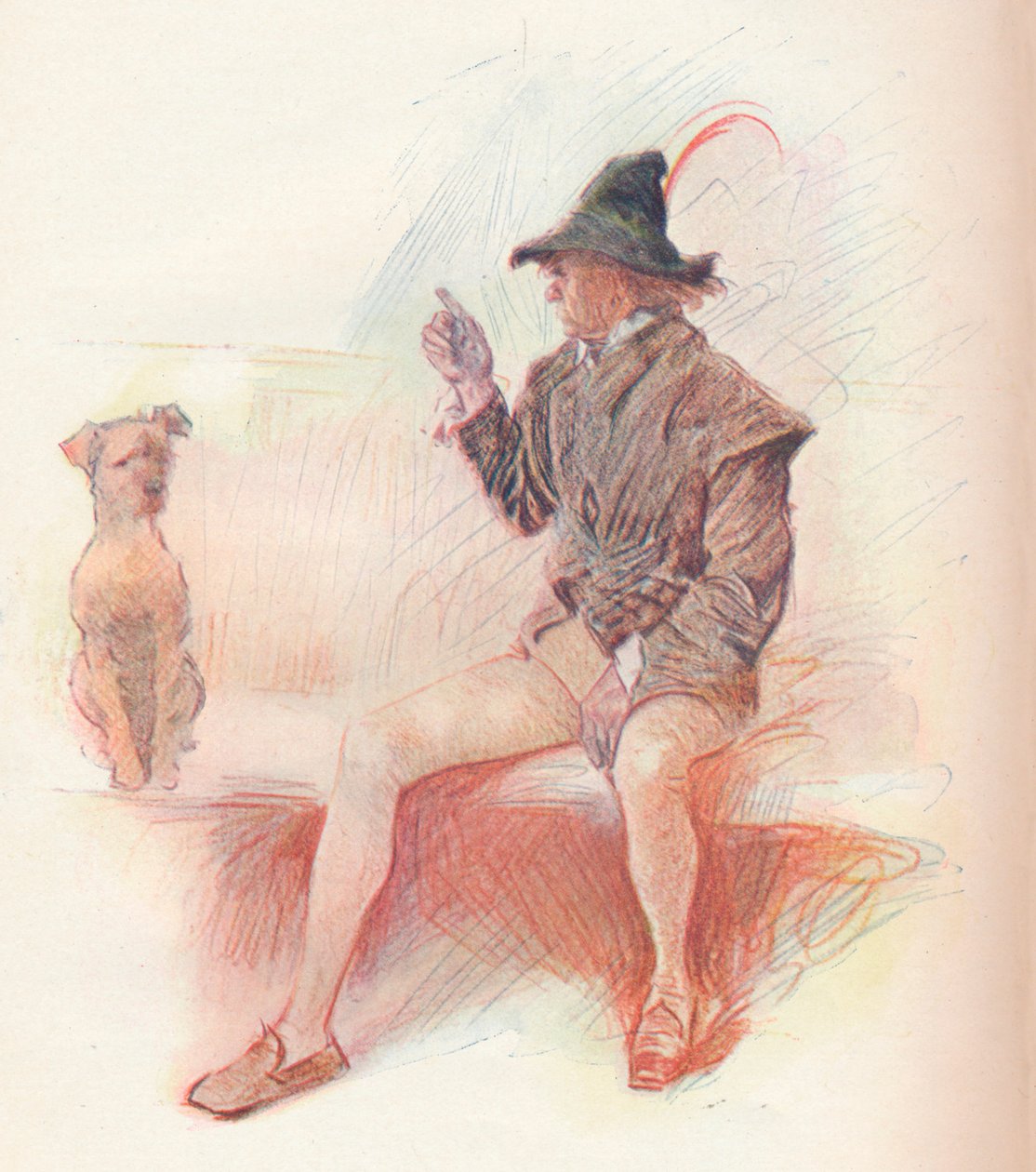 Launce i jego pies, 1903, 1903 autorstwa Philip William May