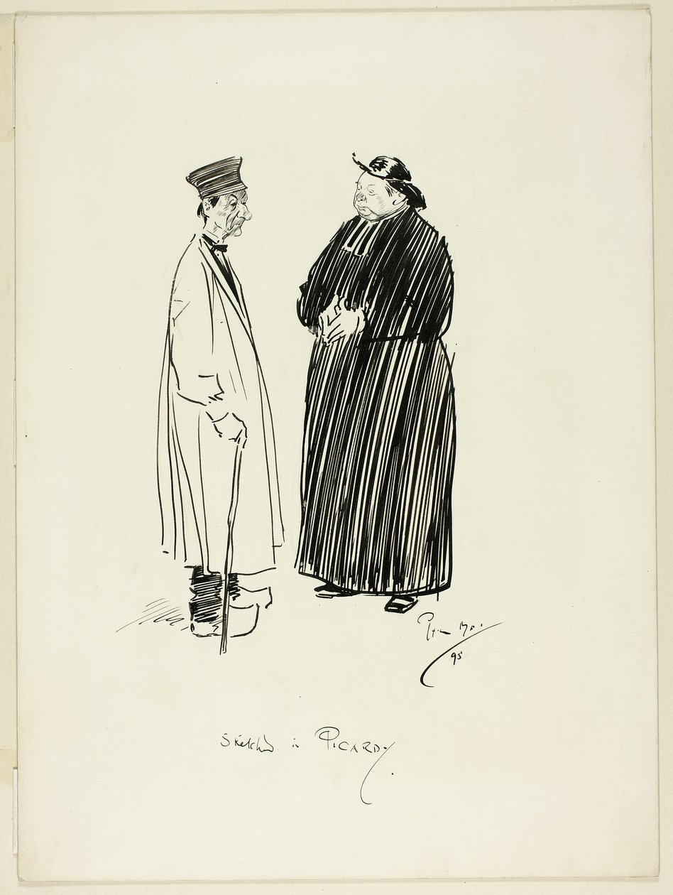 Szkic w Pikardii autorstwa Philip William May