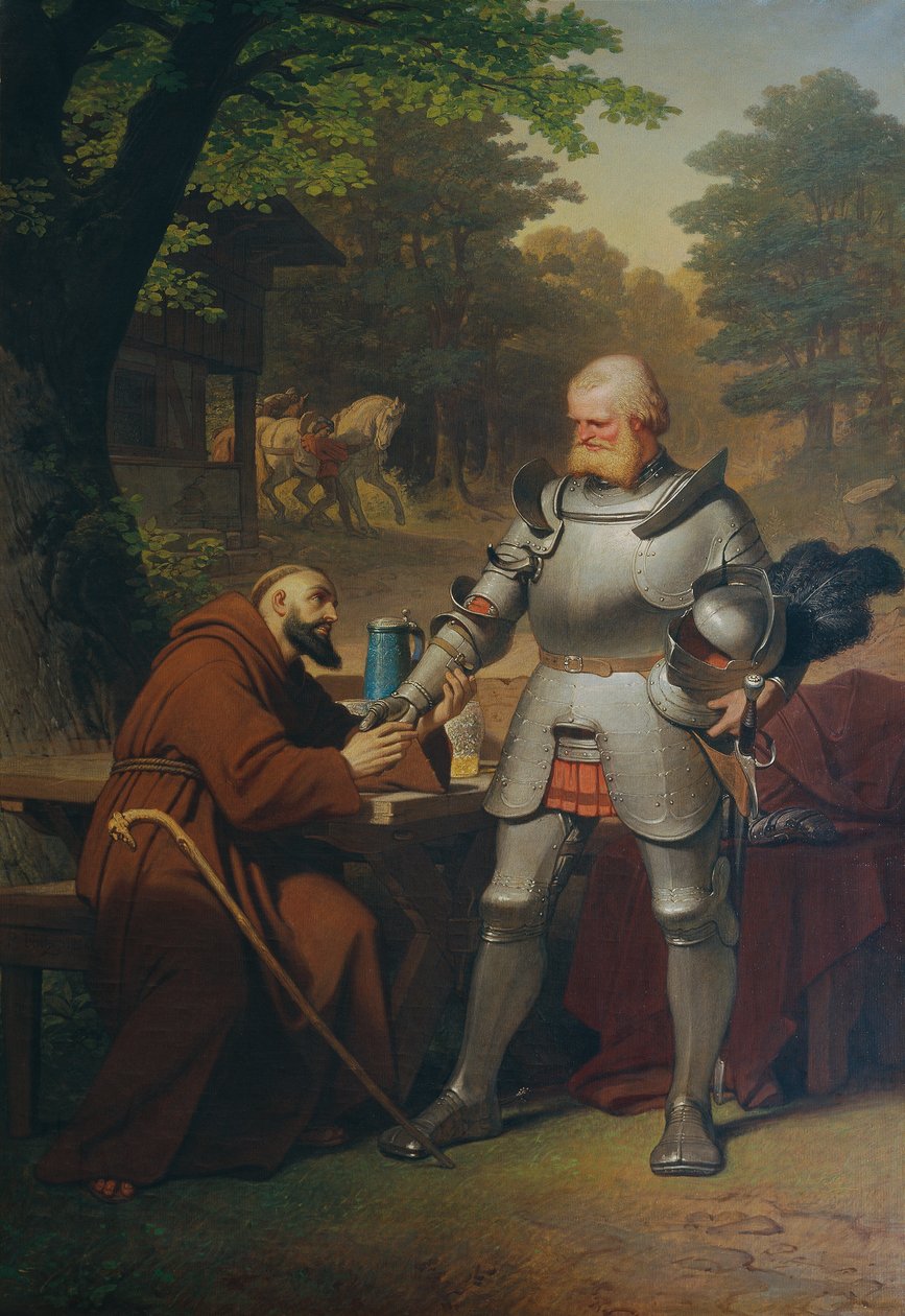Scena z „Götz von Berlichingen” Goethego autorstwa Philipp Foltz