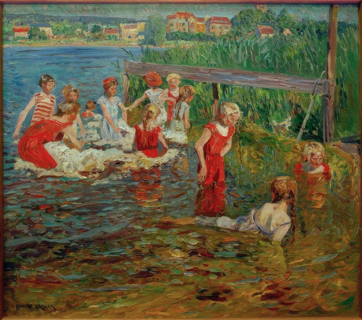 Zabawa w kąpieli autorstwa Philipp Franck