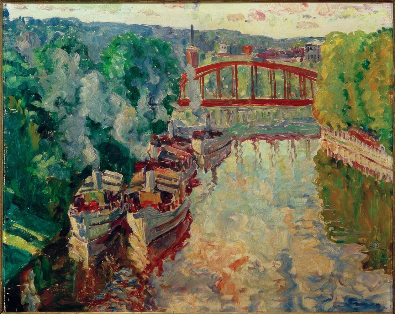 Lądowanie parowca autorstwa Philipp Franck