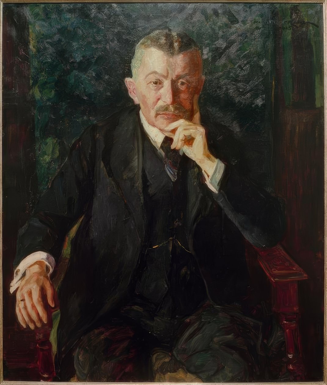 Portret tajnego radnego prof. Paula Straßmanna autorstwa Philipp Franck