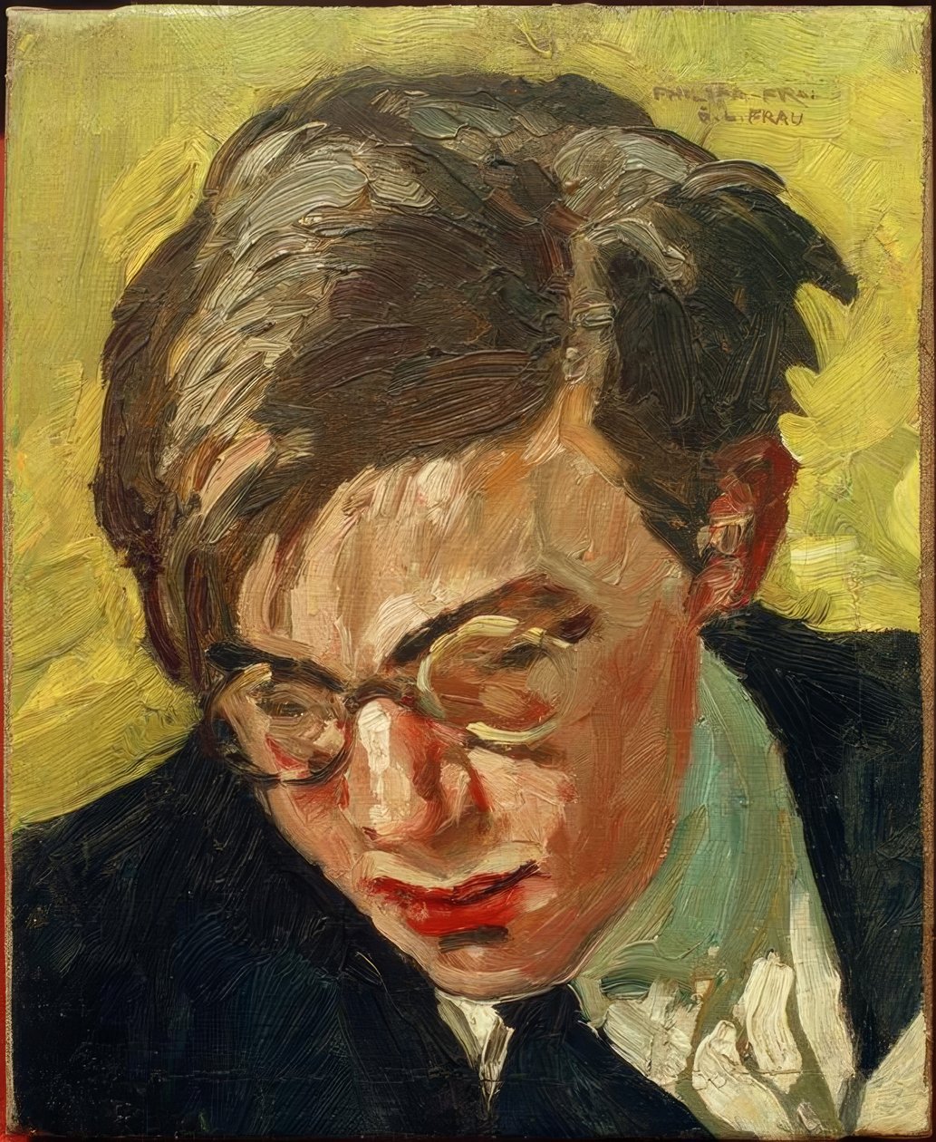 Portret syna Carrlutza Franck autorstwa Philipp Franck