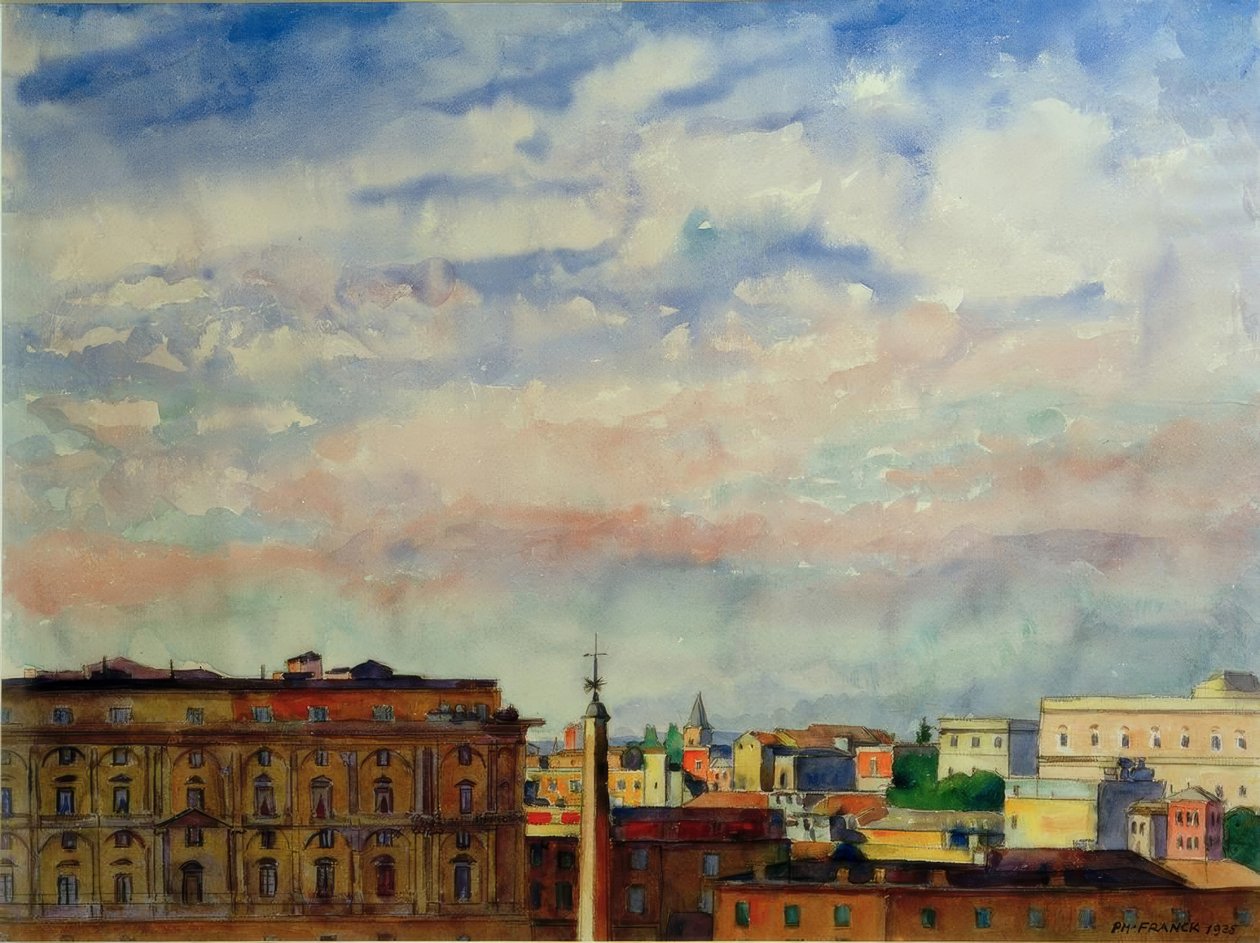 Chmury nad Rzymem autorstwa Philipp Franck