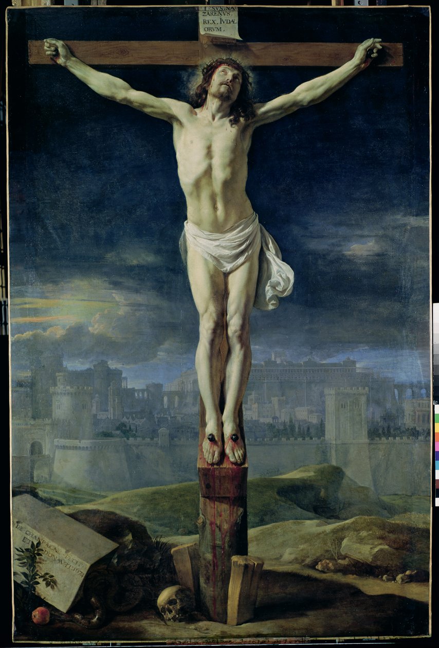 Chrystus na krzyżu przed 1650 r autorstwa Philippe de Champaigne