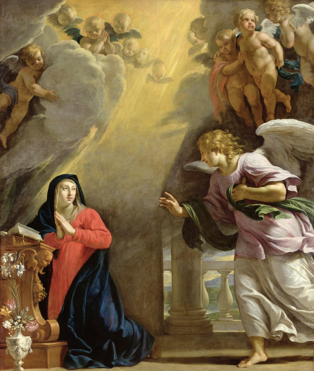 Zwiastowanie autorstwa Philippe de Champaigne