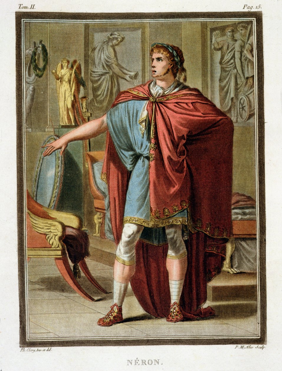 Nero, kostium do „Britannicus” Jeana Racine