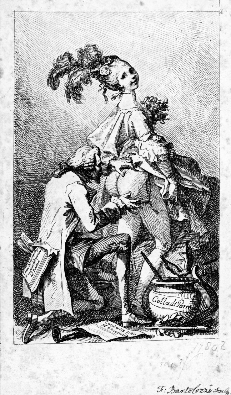 Colla di Parma, grafika wykonana przez Francesco Bartolozziego, ok.1775 autorstwa Philippe Jacques de Loutherbourg