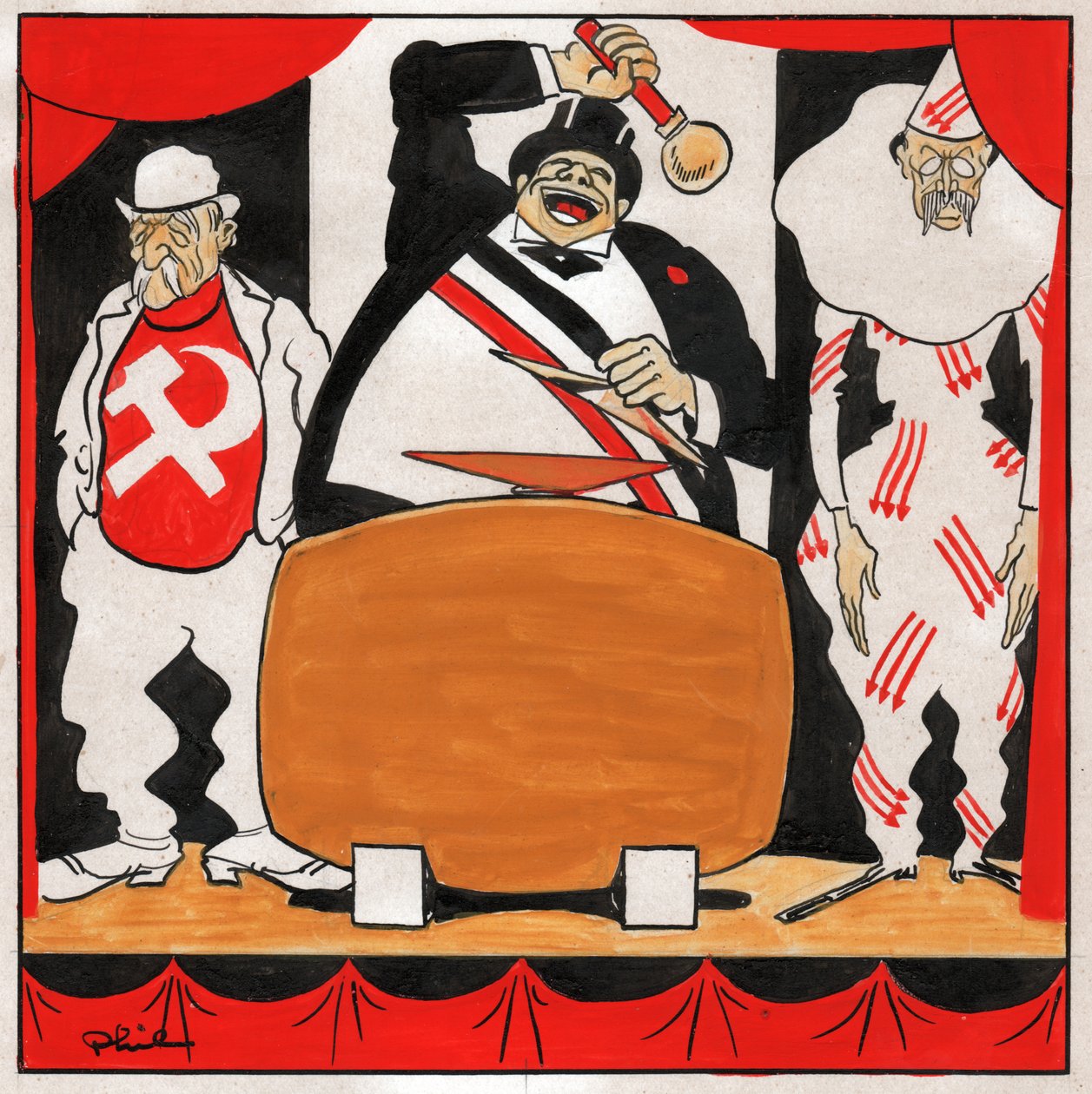 Leona Bluma. 1930-1936 (grawerowanie) autorstwa Philippe (1905 1940) Larquier