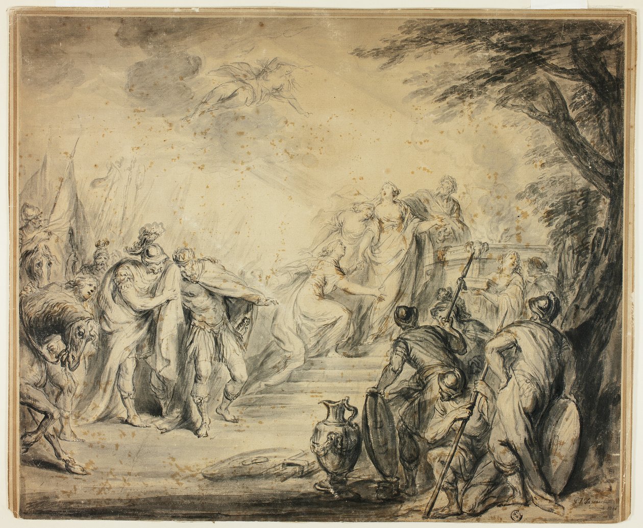 Ofiara Ifigenii autorstwa Philippe Joseph Tassaert