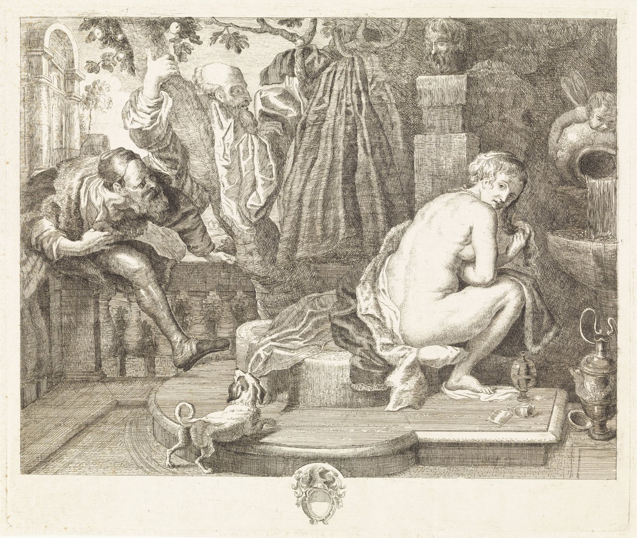 Zuzanna i Starsi autorstwa Philippe Lambert Joseph Spruyt