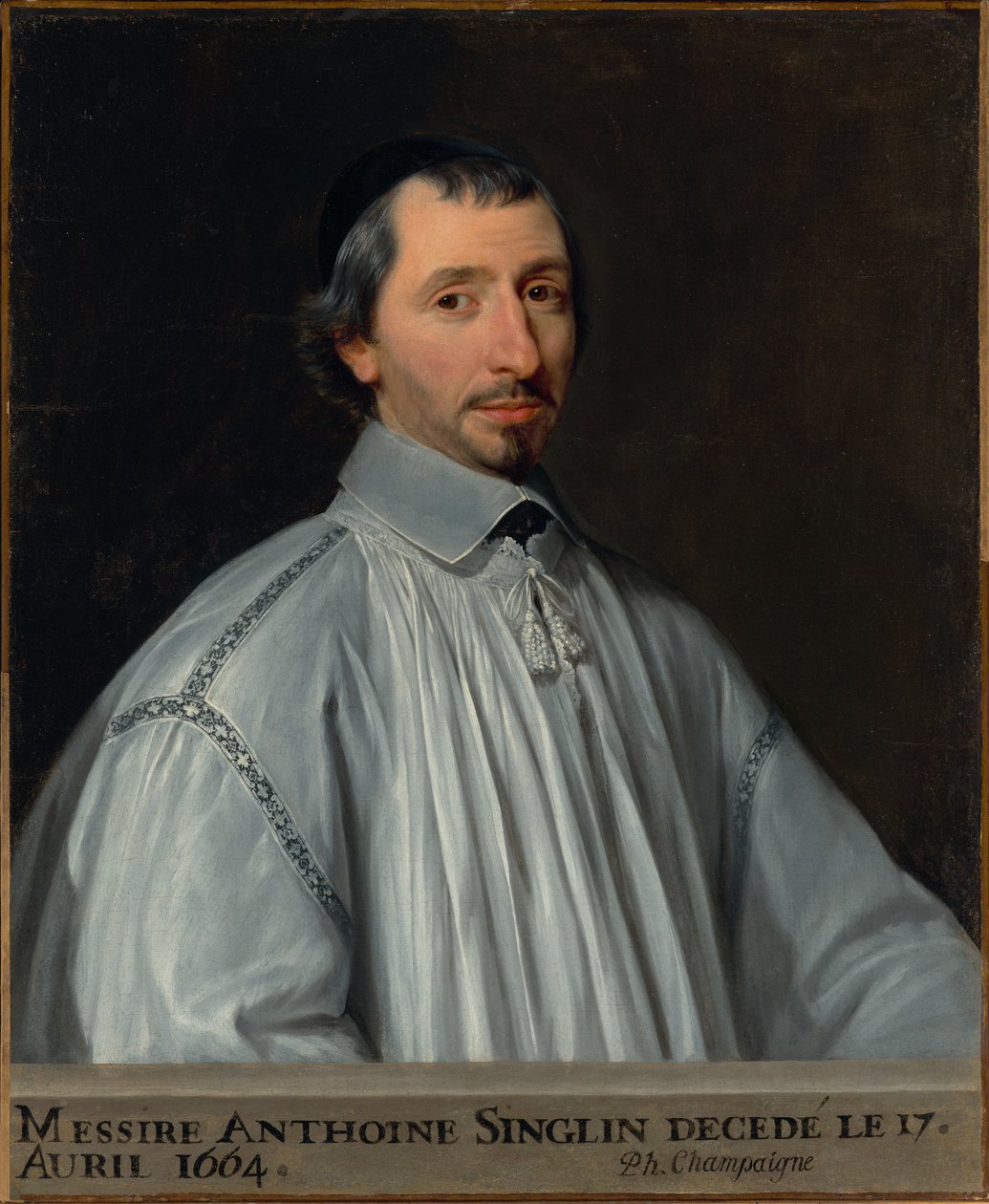 Antoine Singlin autorstwa Philippe de Champaigne