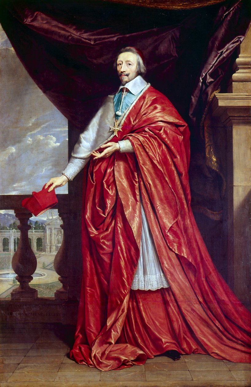 kardynał Richelieu autorstwa Philippe de Champaigne