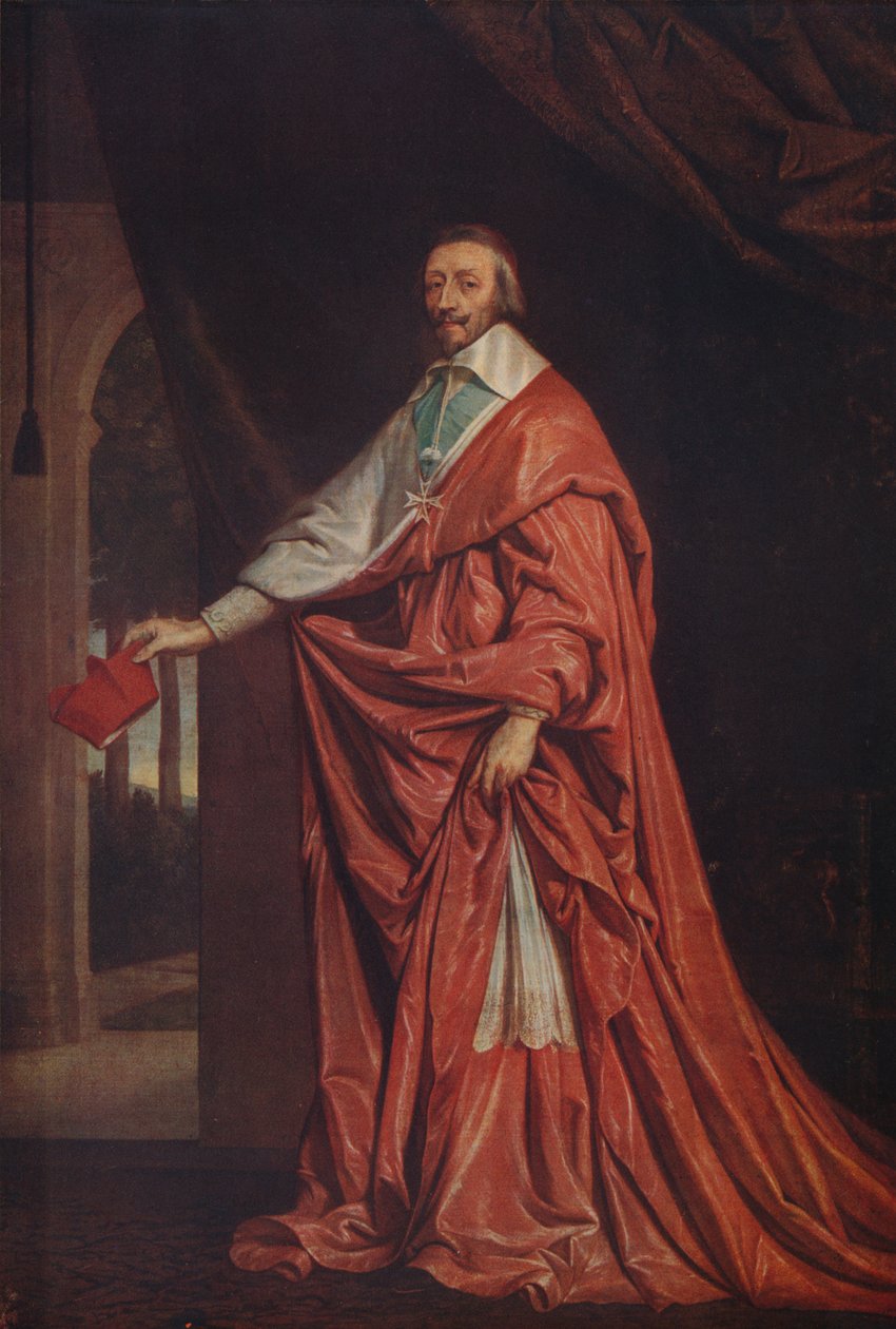Kardynał Richelieu, 1633-1640, c1915 autorstwa Philippe de Champaigne