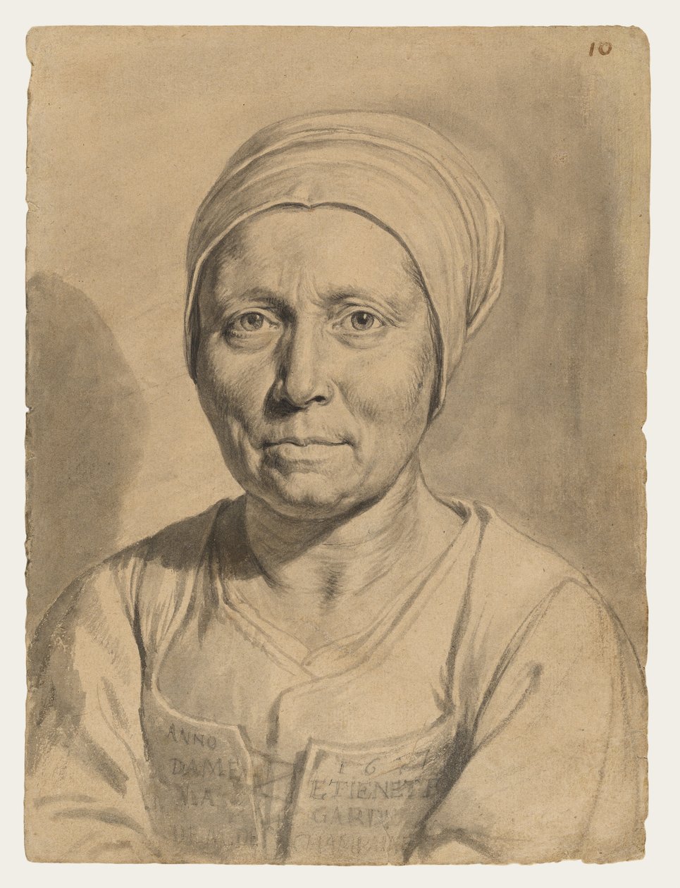 Portret Dame Étiennette autorstwa Philippe de Champaigne
